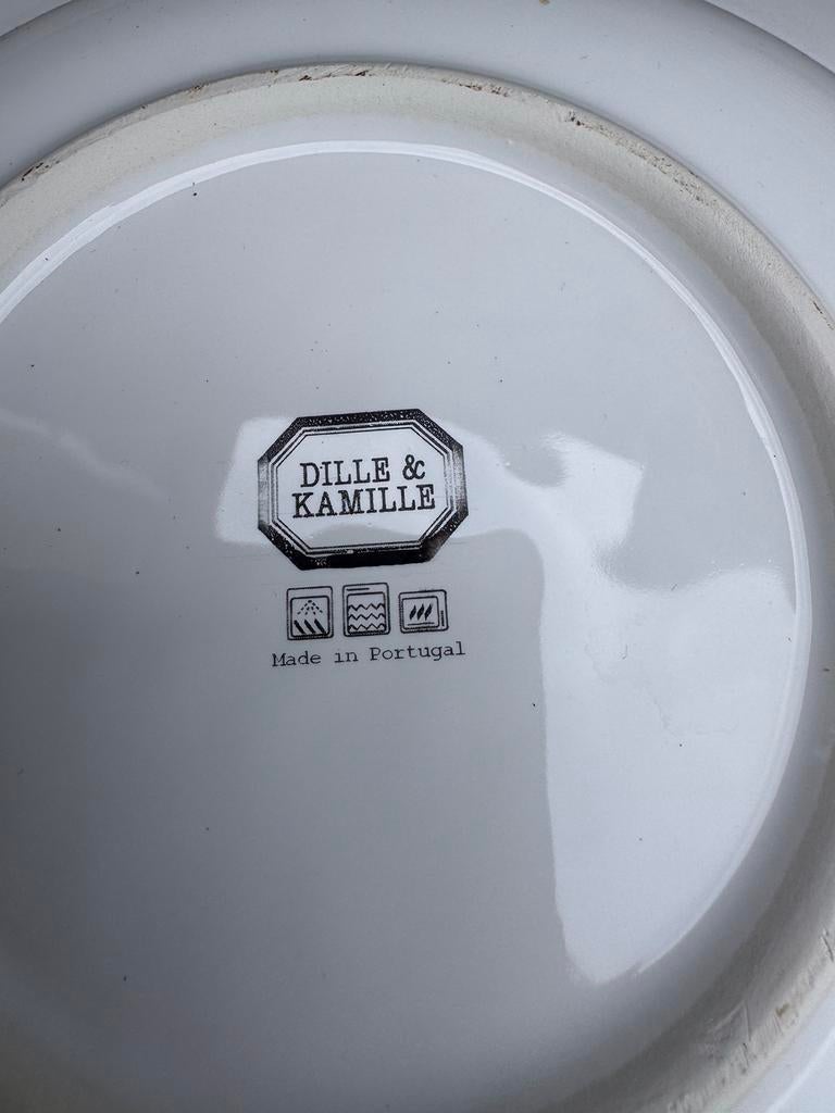 Grote mooie dille en kamille schaal, Ophalen of Verzenden, Overige stijlen, Glas, Schaal of Schalen