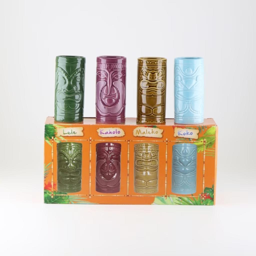 Tiki bekers - Cocktail glazen - Woonaccessoires - Bekers, Cave & Garden, Verzenden, Nieuw, Kouwe Hoek 1B, Waddinxveen