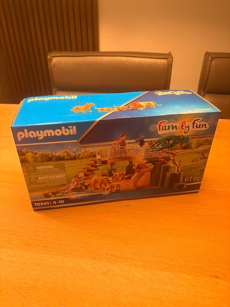 Playmobil Leeuwenbuitenverblijf 70343 NIEUW ongeopende doos., Ophalen of Verzenden, Nieuw