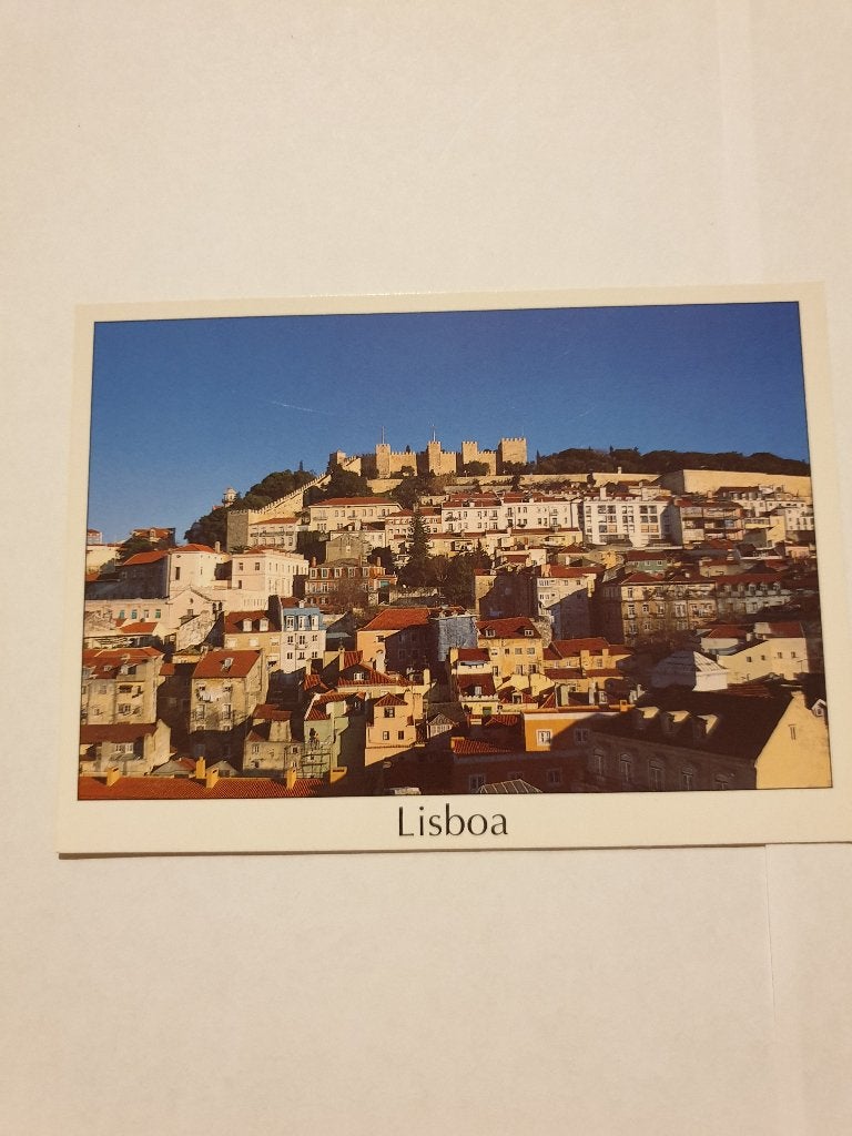 0751 portugal lissabon the castle of s jorge, Verzenden, Voor 1920, Overig Europa