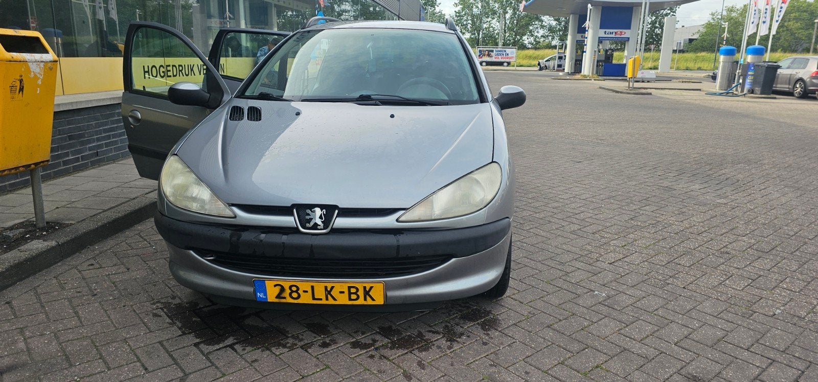Peugeot 206 1.4 SW X-line 2003 Grijs 189700 km, Voorwielaandrijving, 4 cilinders, Origineel Nederlands, Stationwagon