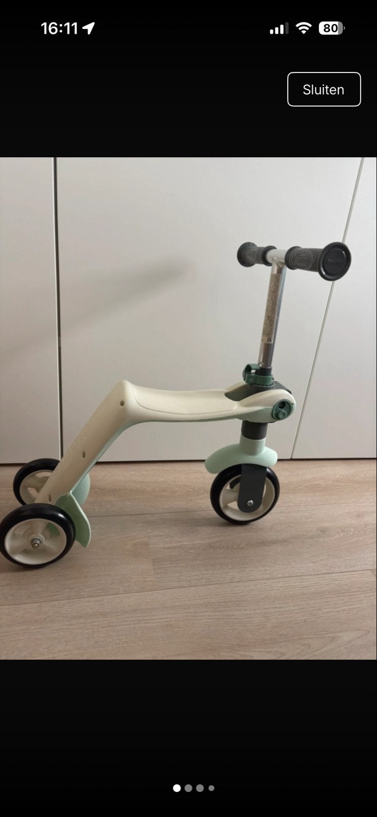 Smoby Scoot & Ride 2-in-1 Step/Loopfiets, Fietsen en Brommers, Steps, Ophalen of Verzenden, Gebruikt, Overige typen
