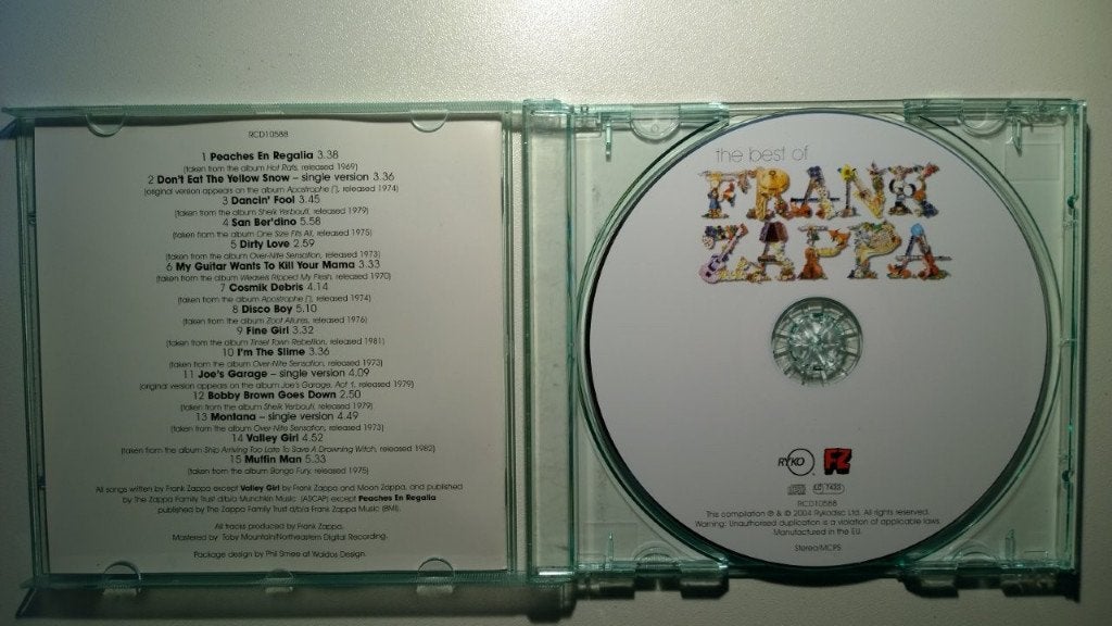 Frank Zappa - The Best Of Frank Zappa, Ophalen of Verzenden, Zo goed als nieuw, Poprock, Album