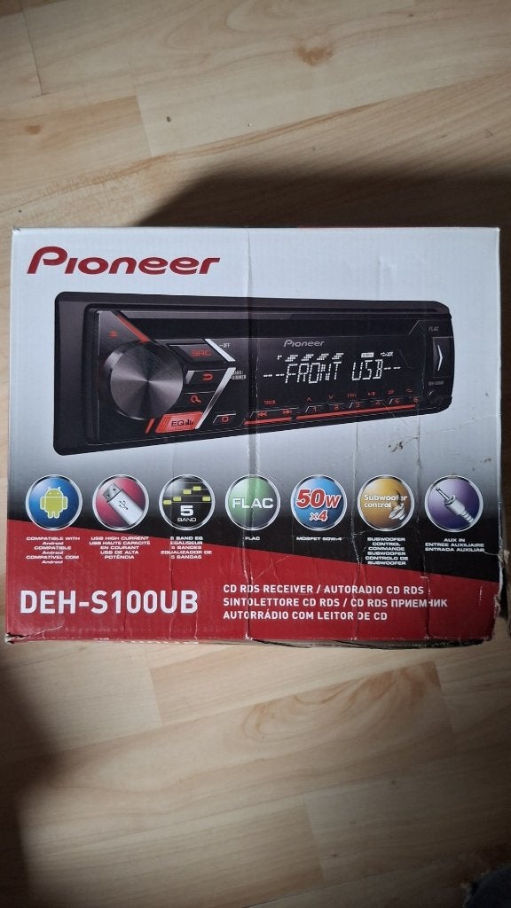 Pioneer DEH-S100UB(radio/ USB/CD/AUX), Customer.support@pioneer.com, Haven 1087 Keetberglaan 1 9120 Melsele Belgium, Nieuw, Ophalen of Verzenden