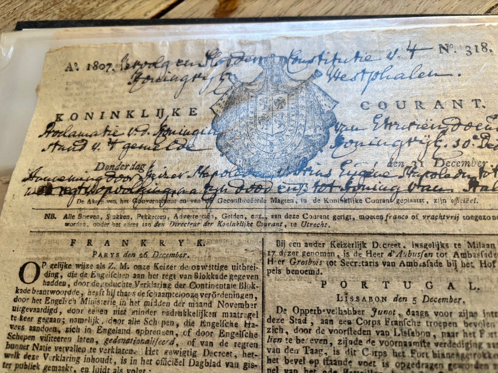 29 x oude kranten origineel 1790/1848 courant zie tekst, Ophalen, 1940 tot 1960, Krant