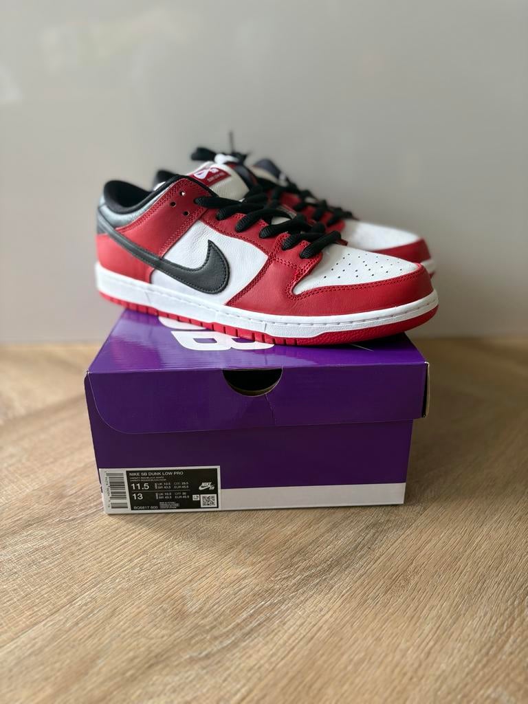 Nike SB Dunk Low Pro Chicago Jordan Pack - Nieuw in doos, Ophalen of Verzenden, Nieuw, Wit, Sneakers of Gympen