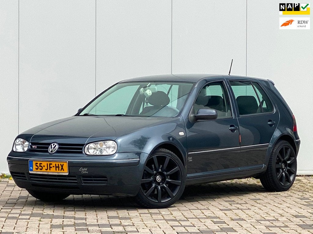 Volkswagen Golf 2.3 V5 Highline 5 DEURS CLIMATE AIRCO, Auto's, Voorwielaandrijving, Gebruikt, Blauw, Bedrijf
