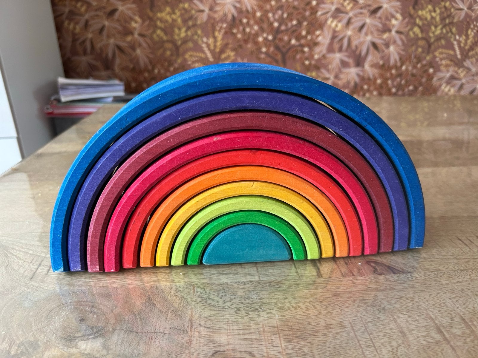 Houten Regenboog Grimms, Kinderen en Baby's, Speelgoed | Houten speelgoed, Ophalen of Verzenden, Gebruikt, Overige typen