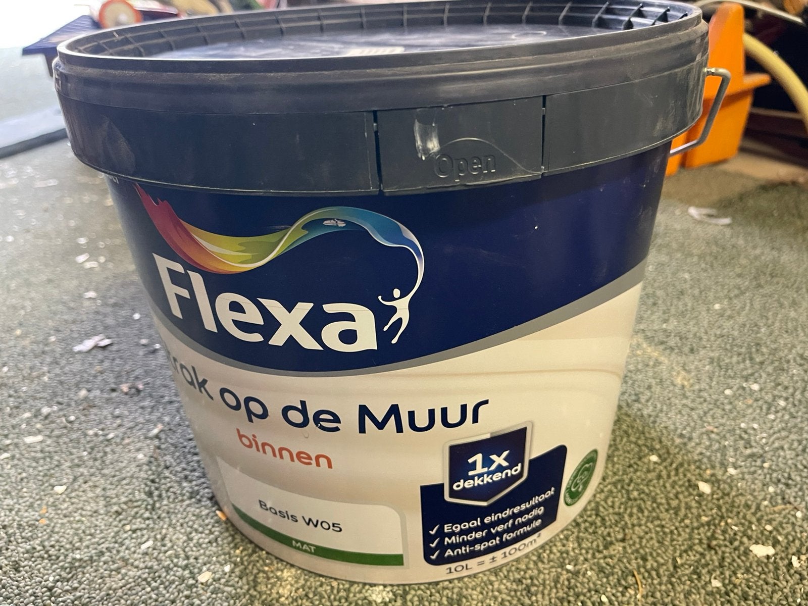 Flexa Muurverf RAL 9003, 10 Ltr, Ophalen, 5 tot 10 liter, Wit, Nieuw