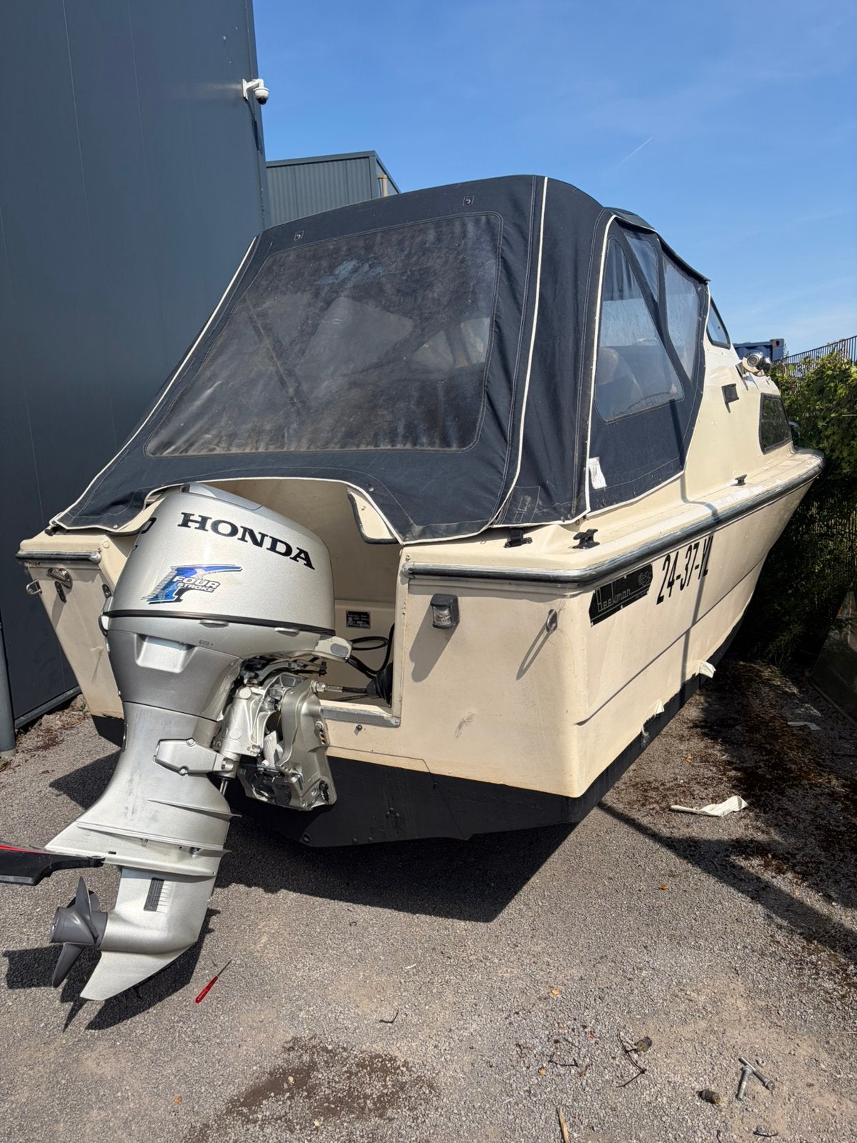 Beekman 580 met 50 pk honda bj 2005, Watersport en Boten, Vis- en Consoleboten, Ophalen of Verzenden, Zo goed als nieuw, Beekman