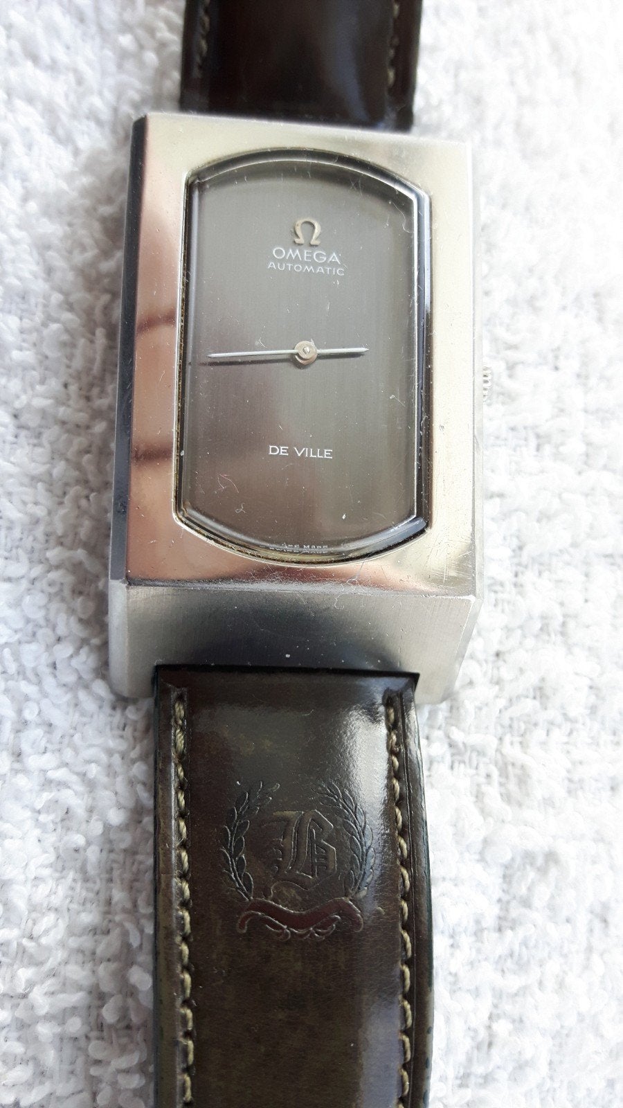 Omega Deville automaat, Ophalen of Verzenden, Staal, Omega, 1960 of later