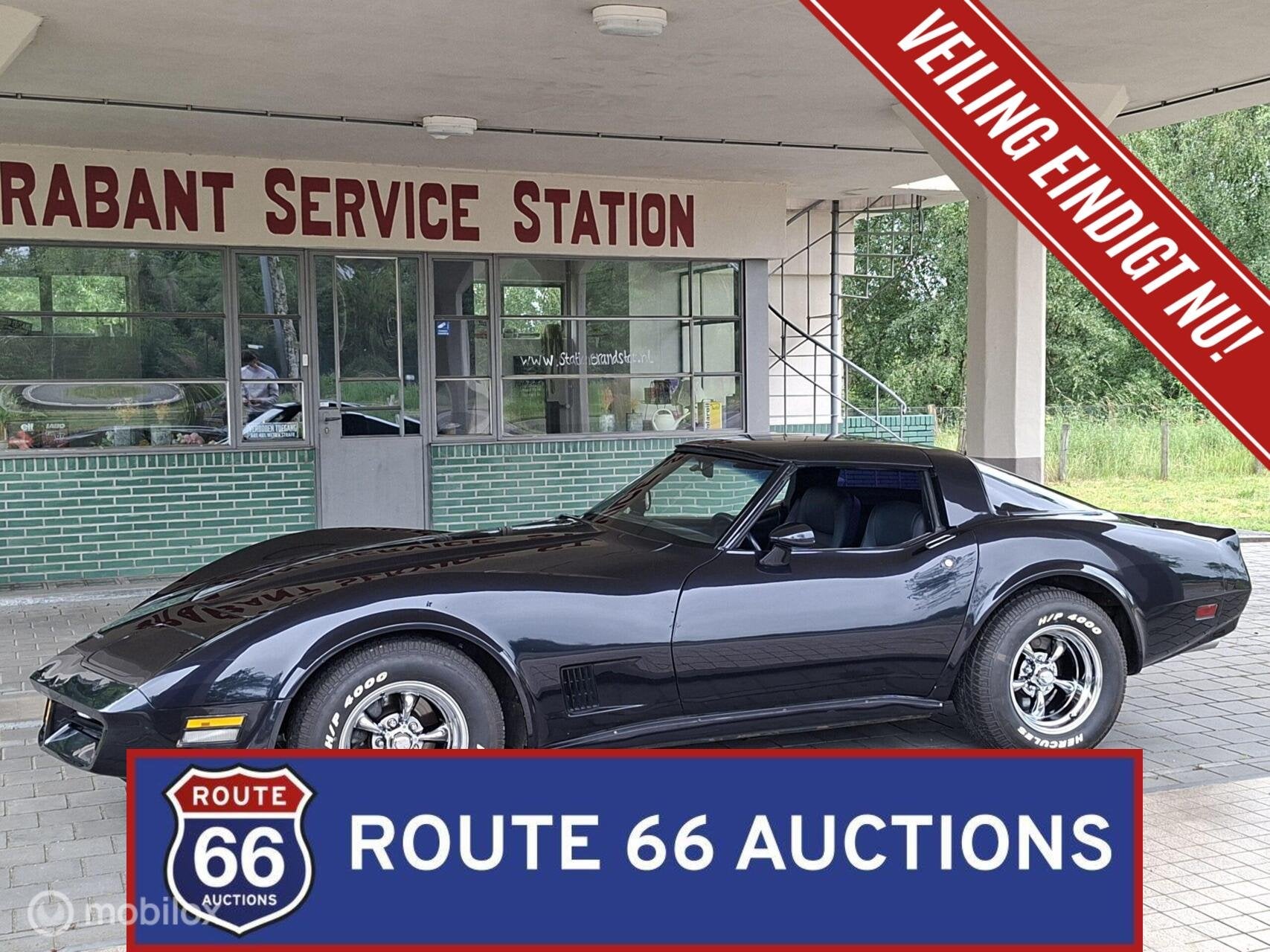 Chevrolet Corvette | Route 66 Auctions, Auto's, Overige carrosserieën, Chevrolet, Zwart, Bedrijf