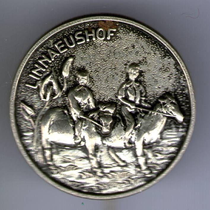 Linnaeushof zilverkleurig speldje ( N_118a ), Verzenden, Nieuw, Stad of Land, Speldje of Pin