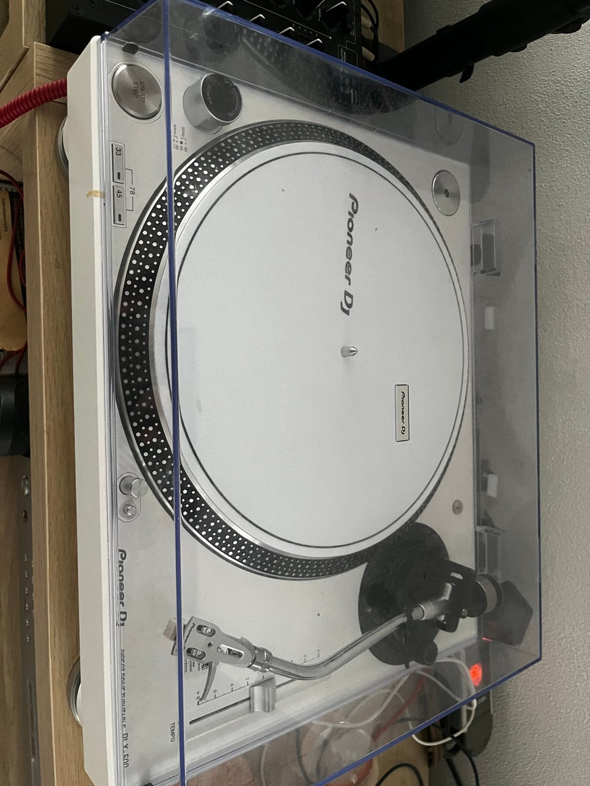 Pioneer DJ PLX-500 Direct Drive Platenspeler, Ophalen, Pitch-regelaar, Zo goed als nieuw, Pioneer