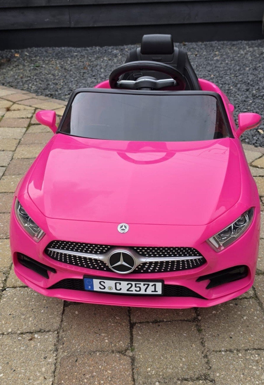 Roze Mercedes-Benz CLA 4MATIC Kinderauto Elektrisch, Zo goed als nieuw