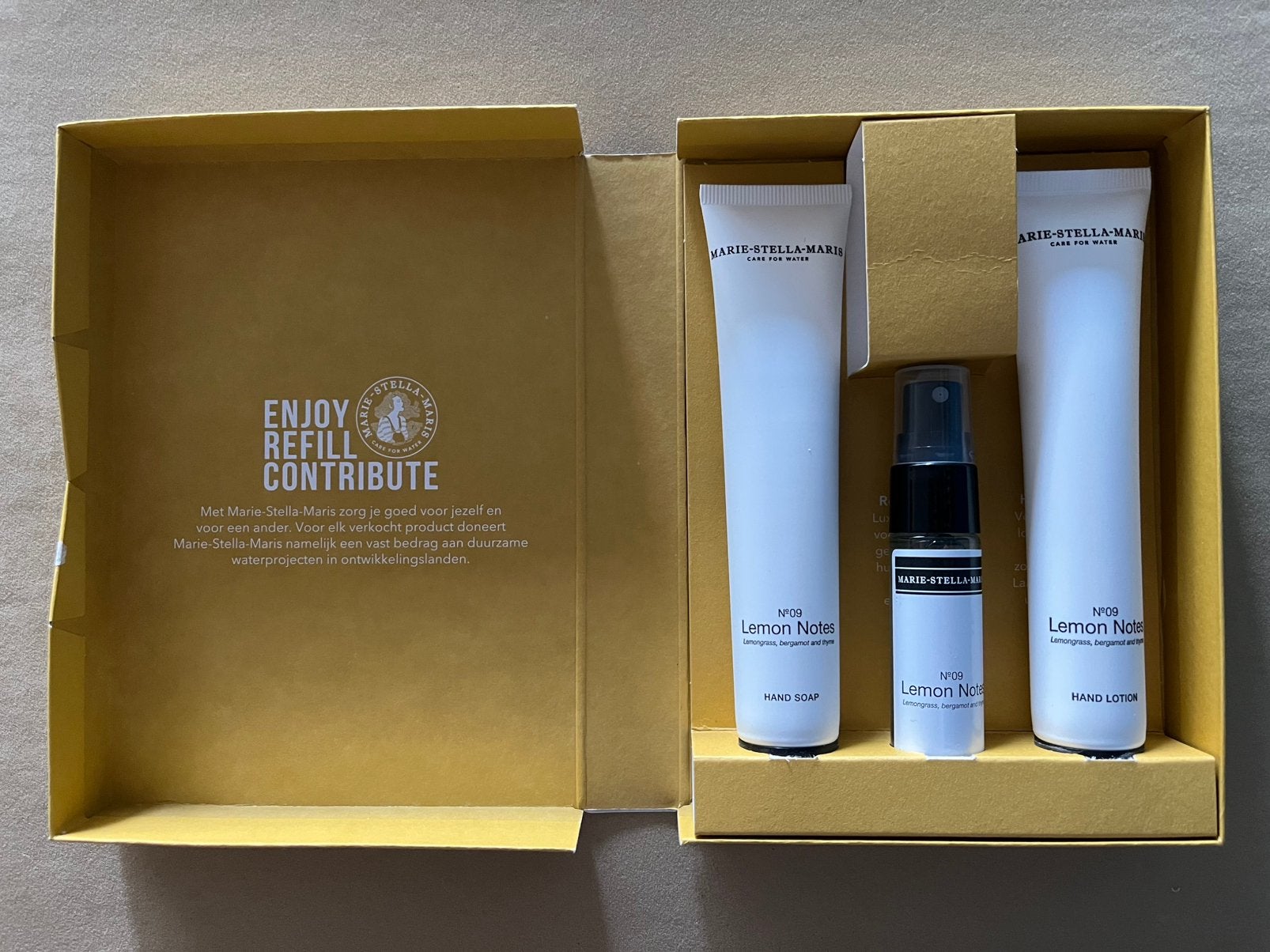Marie-Stella-Maris gift set (handverzorging en roomspray), Ophalen of Verzenden, Nieuw, Overige typen