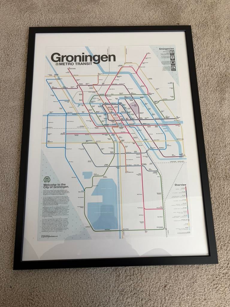 Fotolijst 50 x 70 cm ikea FISKBO zwart, Ophalen, Zo goed als nieuw, Hout, 50 tot 75 cm