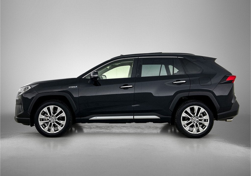 Toyota RAV4 2.5 Hybrid AWD Executive | Navigatie | Leder | E, Auto's, Automaat, 12 maanden, Gebruikt, Beige