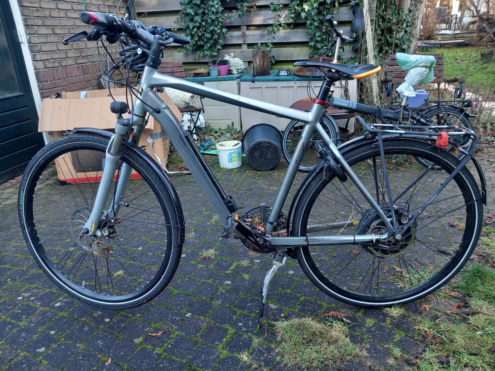 E-bike Trek  X700 voor de handige klusser (defecte accu), Fietsen en Brommers, Gebruikt, 55 tot 59 cm, 30 tot 50 km per accu, Ophalen