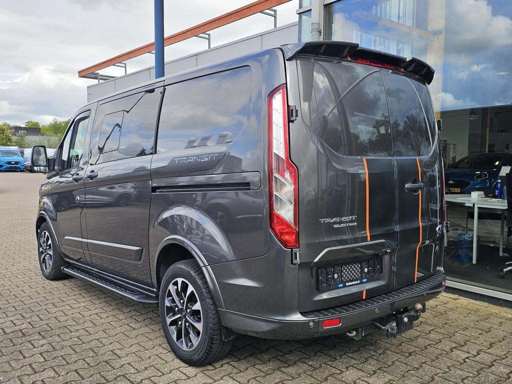Ford Transit Custom 320 2.0 TDCI L1H1 Sport DC | 185pk Autom, 15 km/l, Leder en Stof, Bedrijf, Diesel