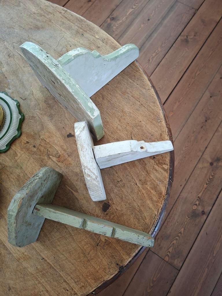 3 oude kleine consoles set, Ophalen of Verzenden