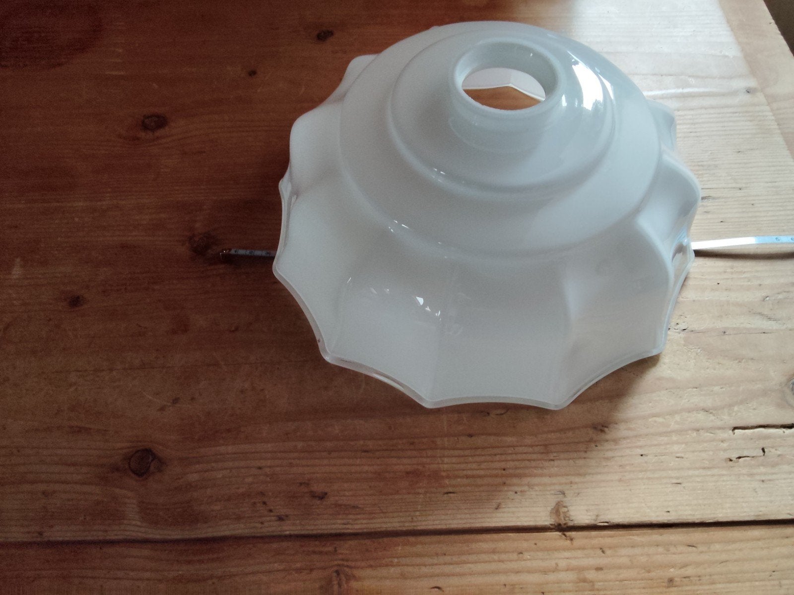 Prachtig opaline kapje voor hanglampje., Ophalen of Verzenden