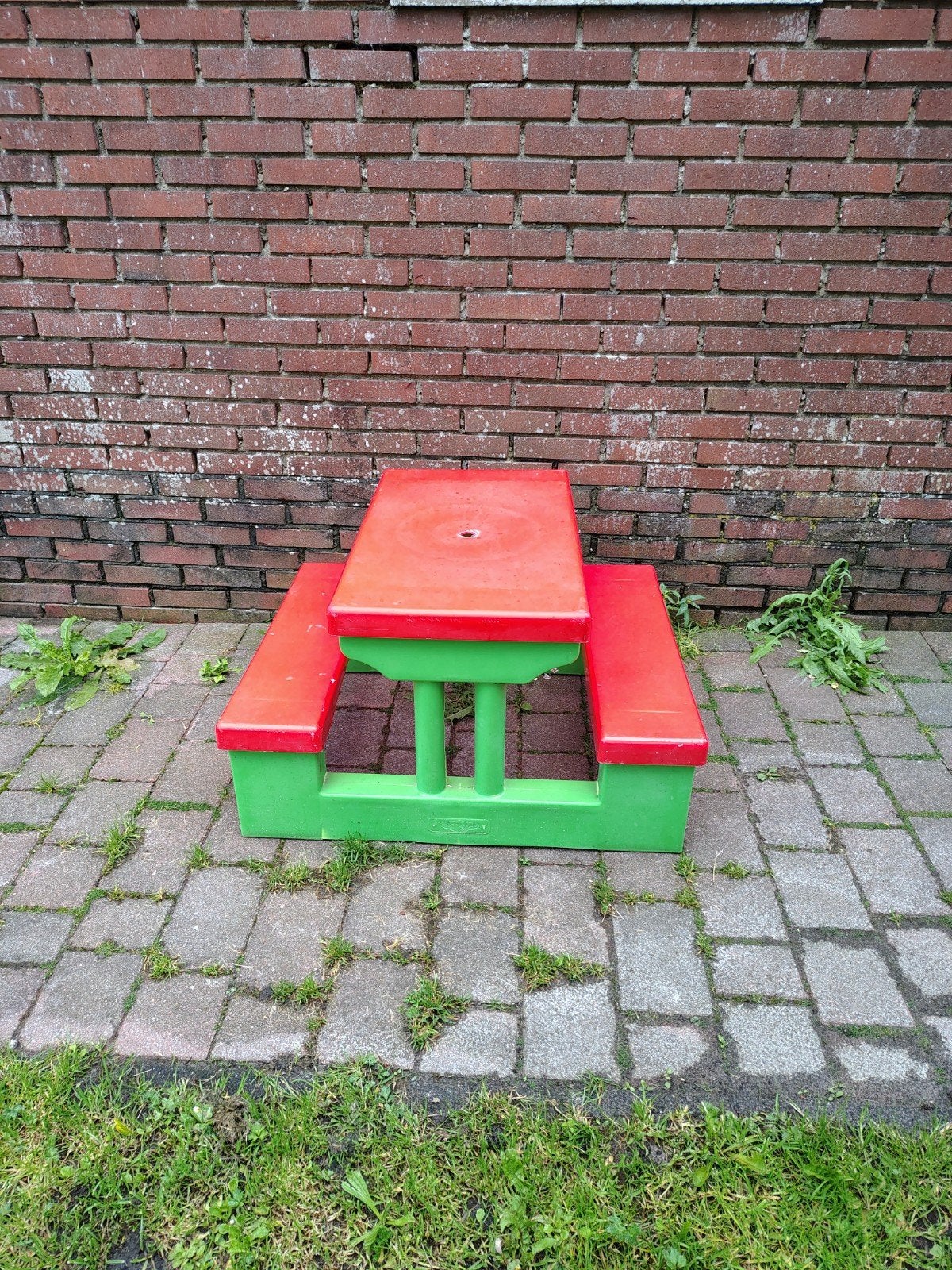 Picknicktafel voor kinderen, Ophalen, Rechthoekig, Hout