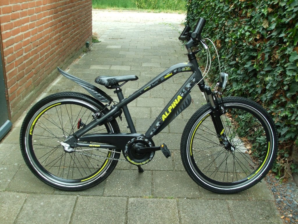 alpina trail 24 inch  in perfecte staat, Ophalen, Terugtraprem, 24 inch, Versnellingen
