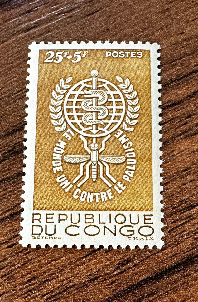 Congo Brazzaville 1962 anti malaria insecten postfris, Ophalen of Verzenden, Overige landen, Postfris