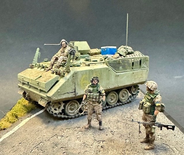 Coelianmodels, Prijswinnend diorama. Prijs op aanvraag., Hobby en Vrije tijd, Modelbouw | Auto's en Voertuigen, Tank, 1:32 tot 1:50