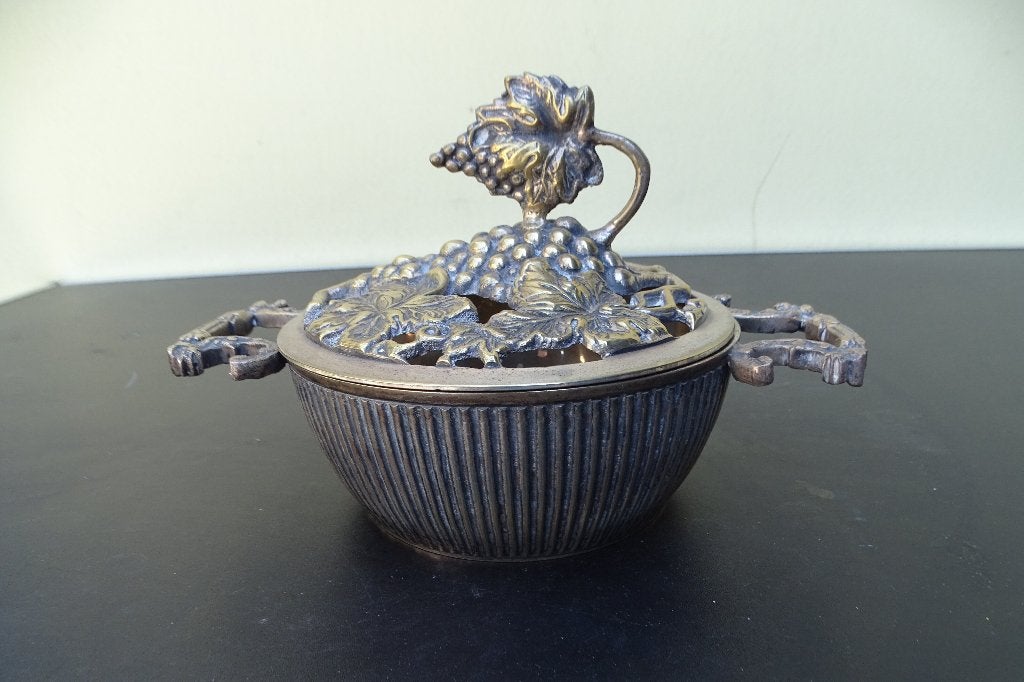Vintage verzilverde Godinger servethouder, Antiek en Kunst, Curiosa en Brocante, Ophalen of Verzenden
