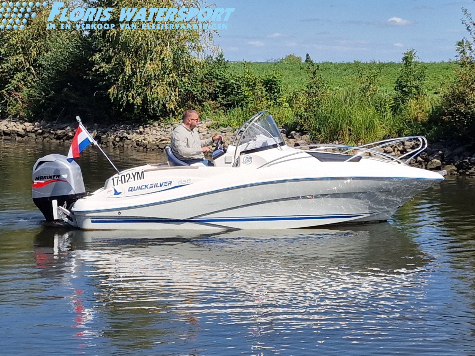 Quicksilver Activ 555, Watersport en Boten, Gebruikt, Binnenboordmotor, Overige materialen, 6 m