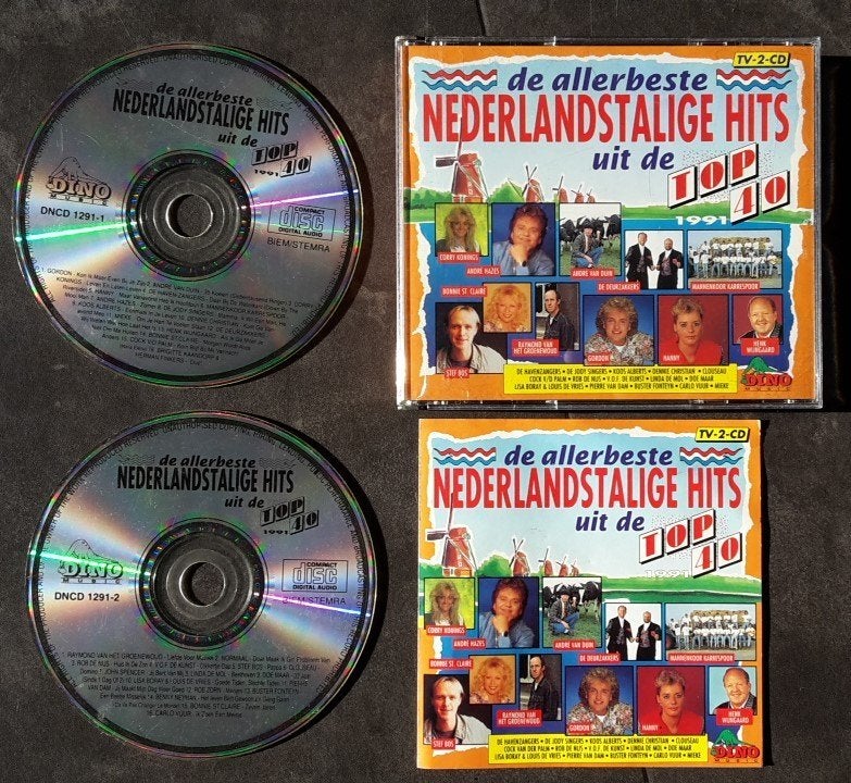 CD - De Allerbeste Nederlandstalige Hits Uit De Top 40 1991, Cd's en Dvd's, Ophalen of Verzenden, Zo goed als nieuw, Levenslied of Smartlap