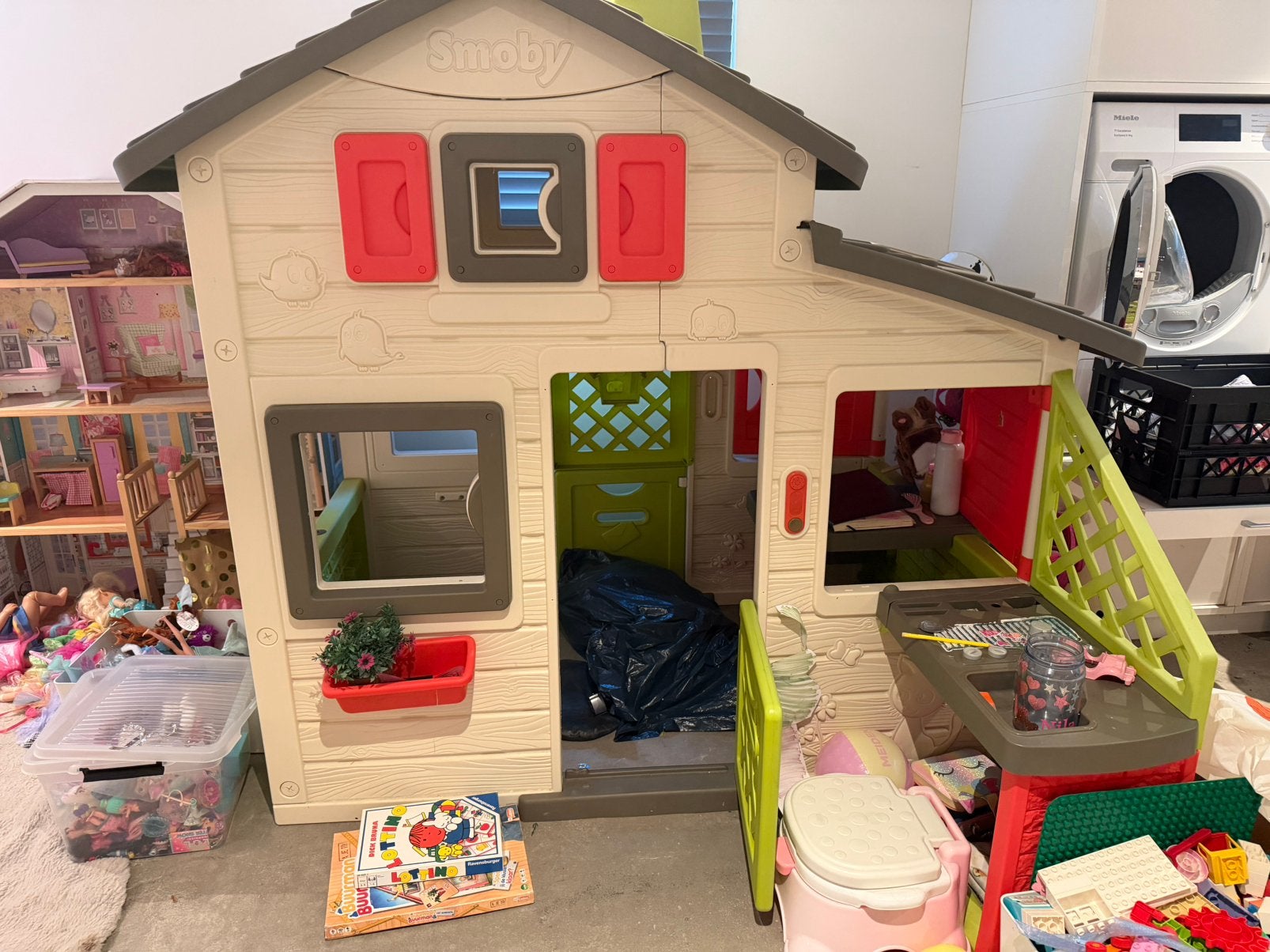 Smoby Speelhuis Friends met Speelkeuken, Ophalen, Gebruikt, Kunststof