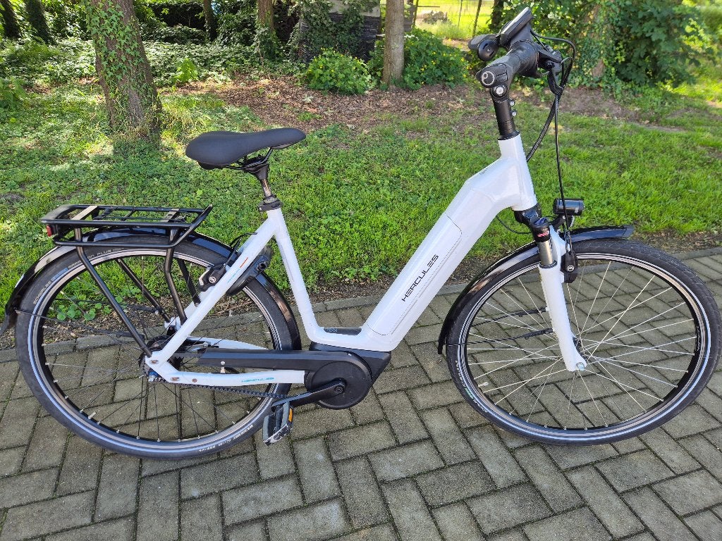 hercules e bike bosch middenmotor belt 2560 km, Ophalen, Zo goed als nieuw, 51 tot 55 cm, 50 km per accu of meer