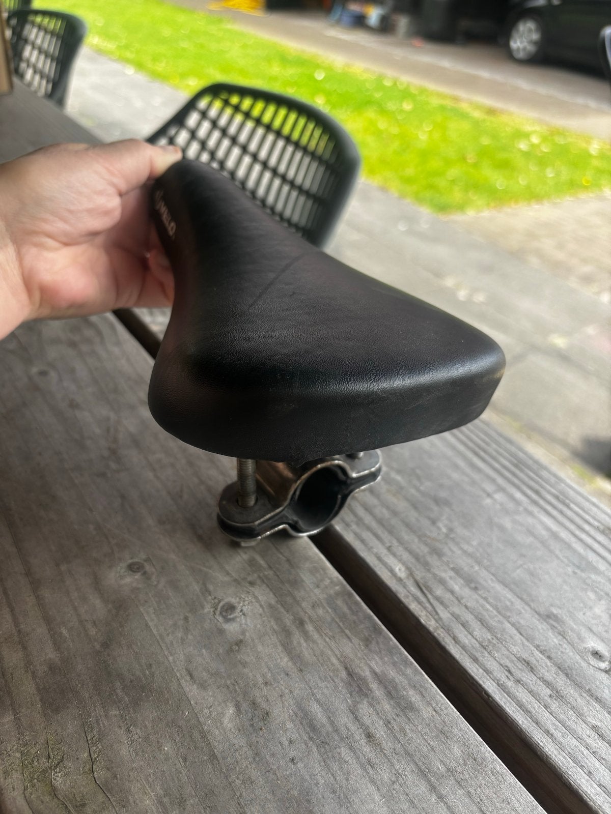 Velo fietszadel, Ophalen, Gebruikt, Kunststof, Zadel