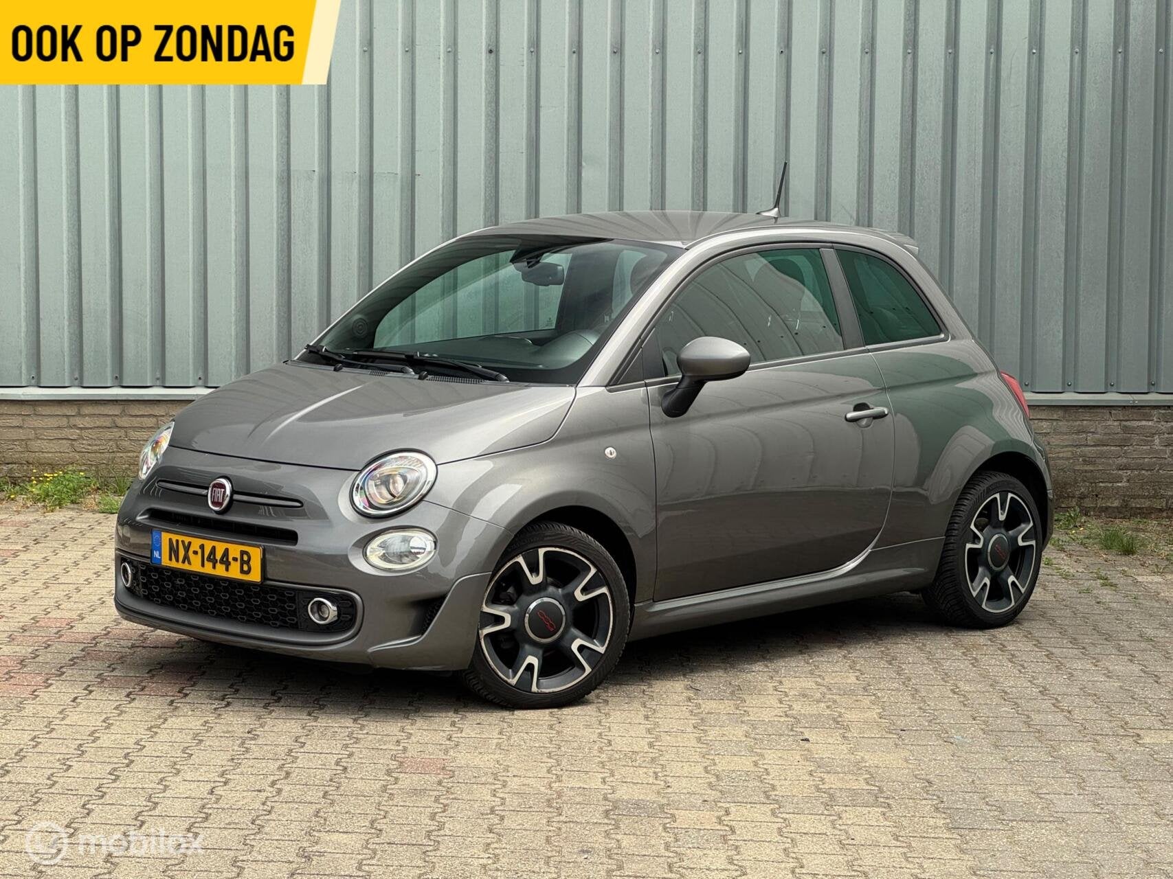 Fiat 500 0.9 TwinAir Turbo Sport | Trekhaak | 6-bak, Voorwielaandrijving, Leder en Stof, Origineel Nederlands, Handgeschakeld