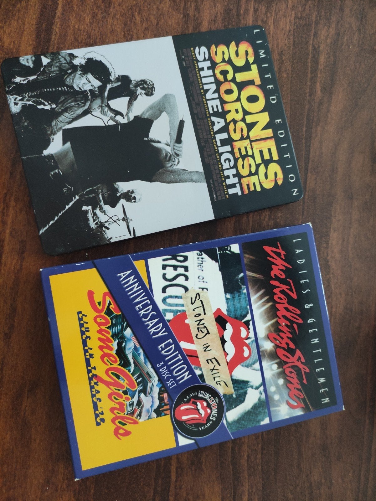 4x dvd Rolling Stones, Ophalen of Verzenden, Zo goed als nieuw, Overige formaten, Poprock