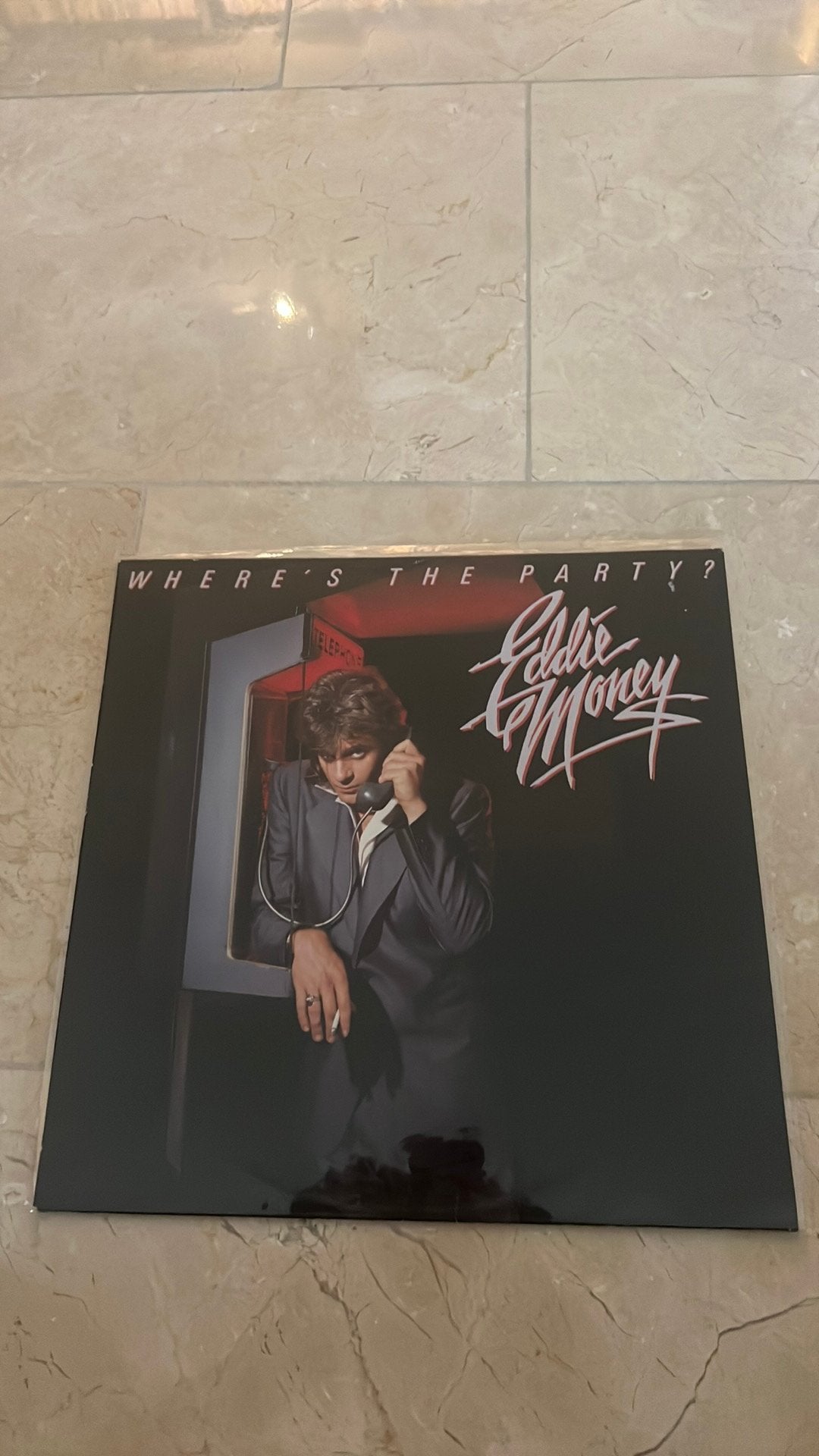 LP Eddie Money Where’s the party?, Ophalen of Verzenden, Zo goed als nieuw, 12 inch, Poprock