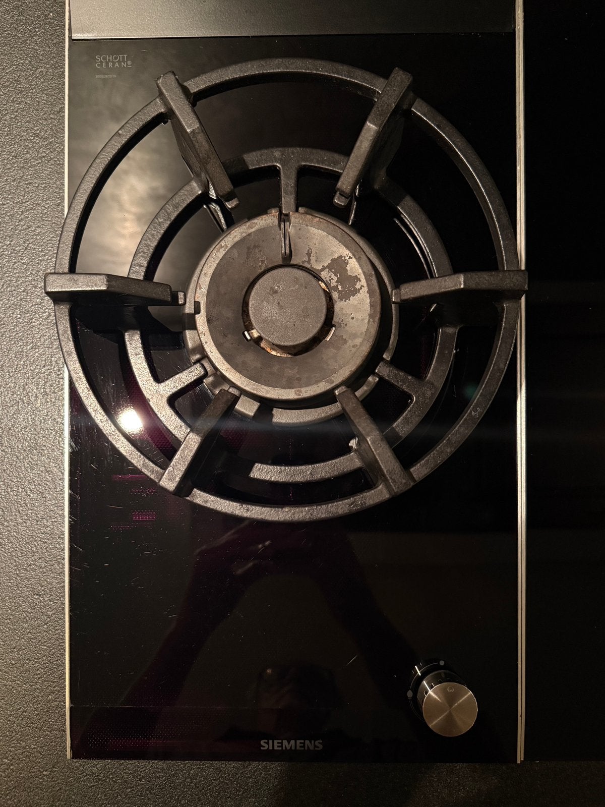 Te koop aangeboden: Siemens iQ700 Domino wokbrander, Ophalen, Zo goed als nieuw, Inbouw, Gas