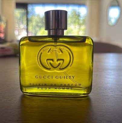 Gucci guilty elixir de parfum pour homme, Ophalen of Verzenden, Zo goed als nieuw
