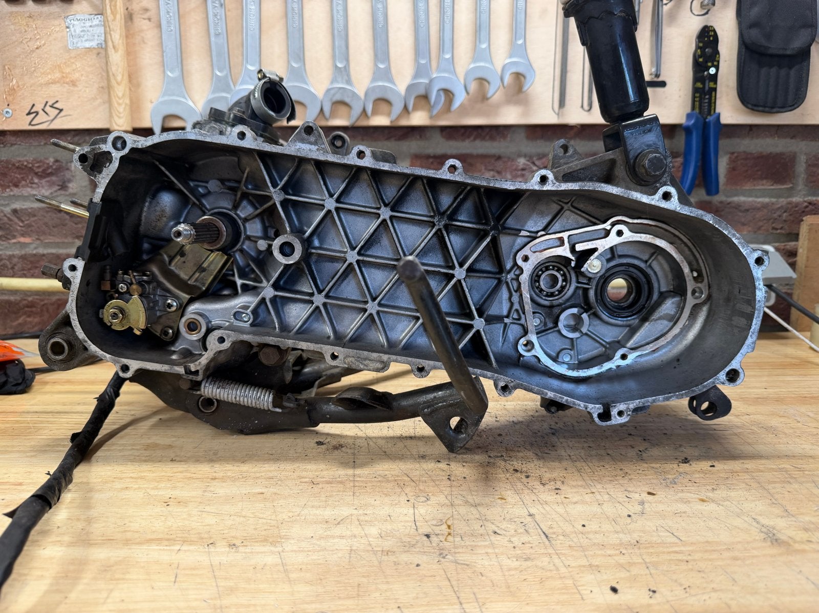 Carter Motorblok Piaggio NRG NTT TPH LC SAL1M, Ophalen of Verzenden, Gebruikt, Blok, Piaggio