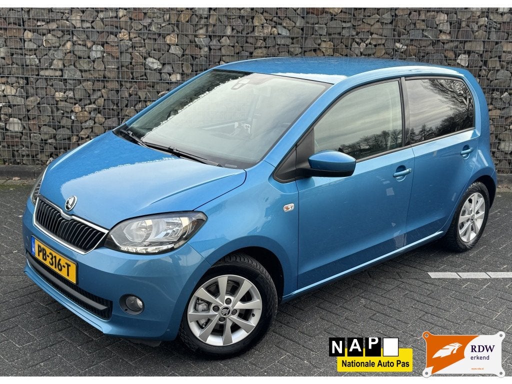 Skoda Citigo 1.0 Ambition NAP (bj 2017), Voorwielaandrijving, Gebruikt, Euro 6, Origineel Nederlands