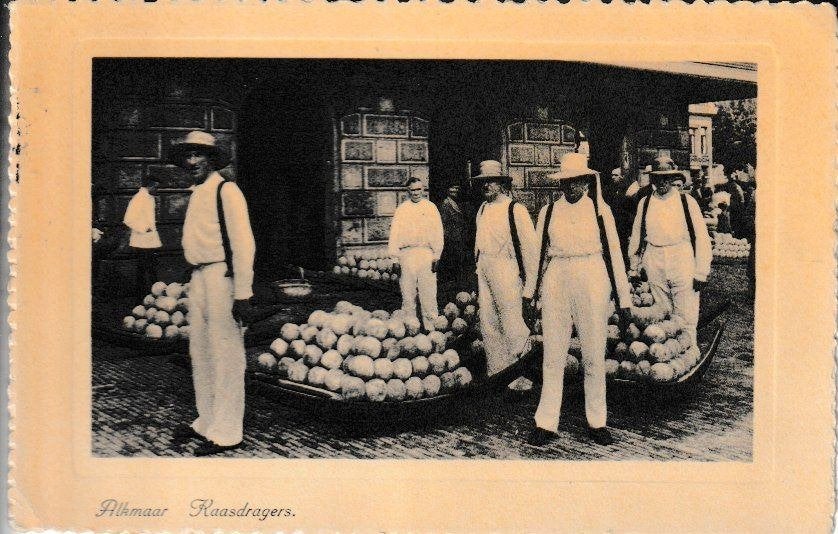 ALKMAAR - KAASDRAGERS, Ophalen of Verzenden, 1940 tot 1960, Gelopen, Noord-Holland