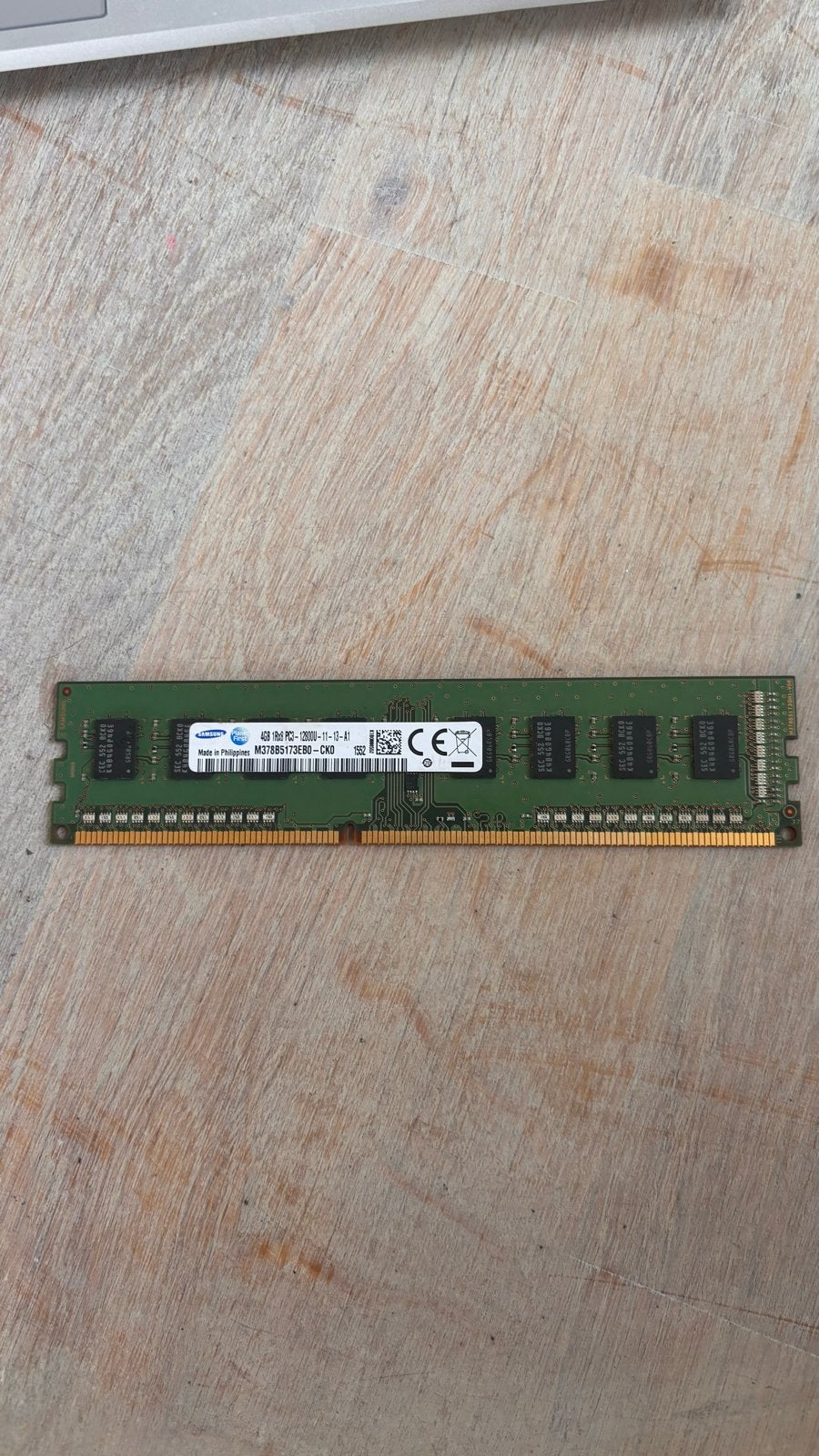 Samsung 4GB DDR3 RAM Geheugenmodule PC3-12800U, Computers en Software, RAM geheugen, Gebruikt, DDR3, Ophalen of Verzenden, Desktop