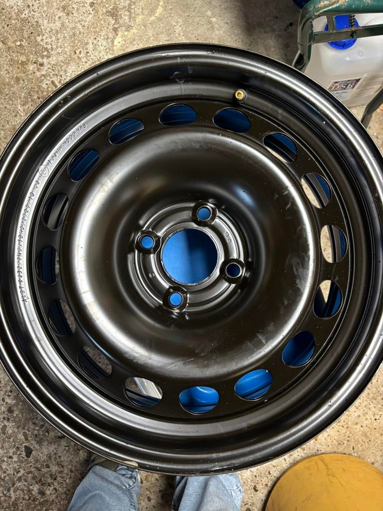 Stalen velg zwart 4x108 ET 20, Auto-onderdelen, Ophalen of Verzenden, Nieuw