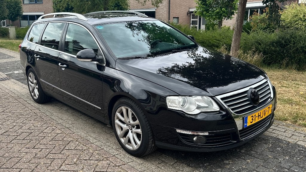 Volkswagen Passat 2.0 FSI 147KW Variant 2009 Zwart, Auto's, Zwart, 4 cilinders, 1984 cc, Zwart