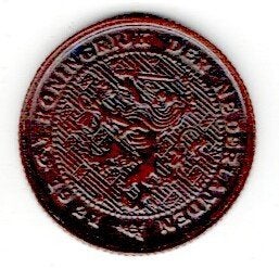 26-1700 Nederland 1/2 cent 1921, Postzegels en Munten, Ophalen of Verzenden, Koningin Wilhelmina, Overige waardes, Losse munt