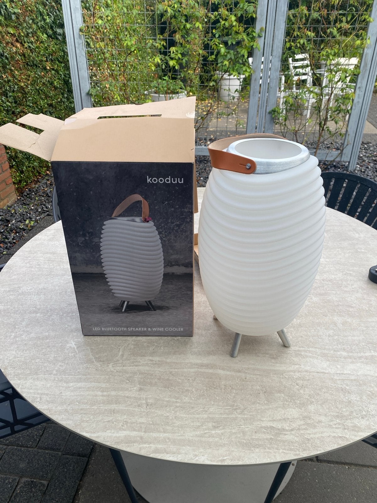 Kooduu Wijnkoeler nieuw met Bt. Speaker en LED Verlichting, Nieuw, Kunststof, Ophalen of Verzenden, Modern