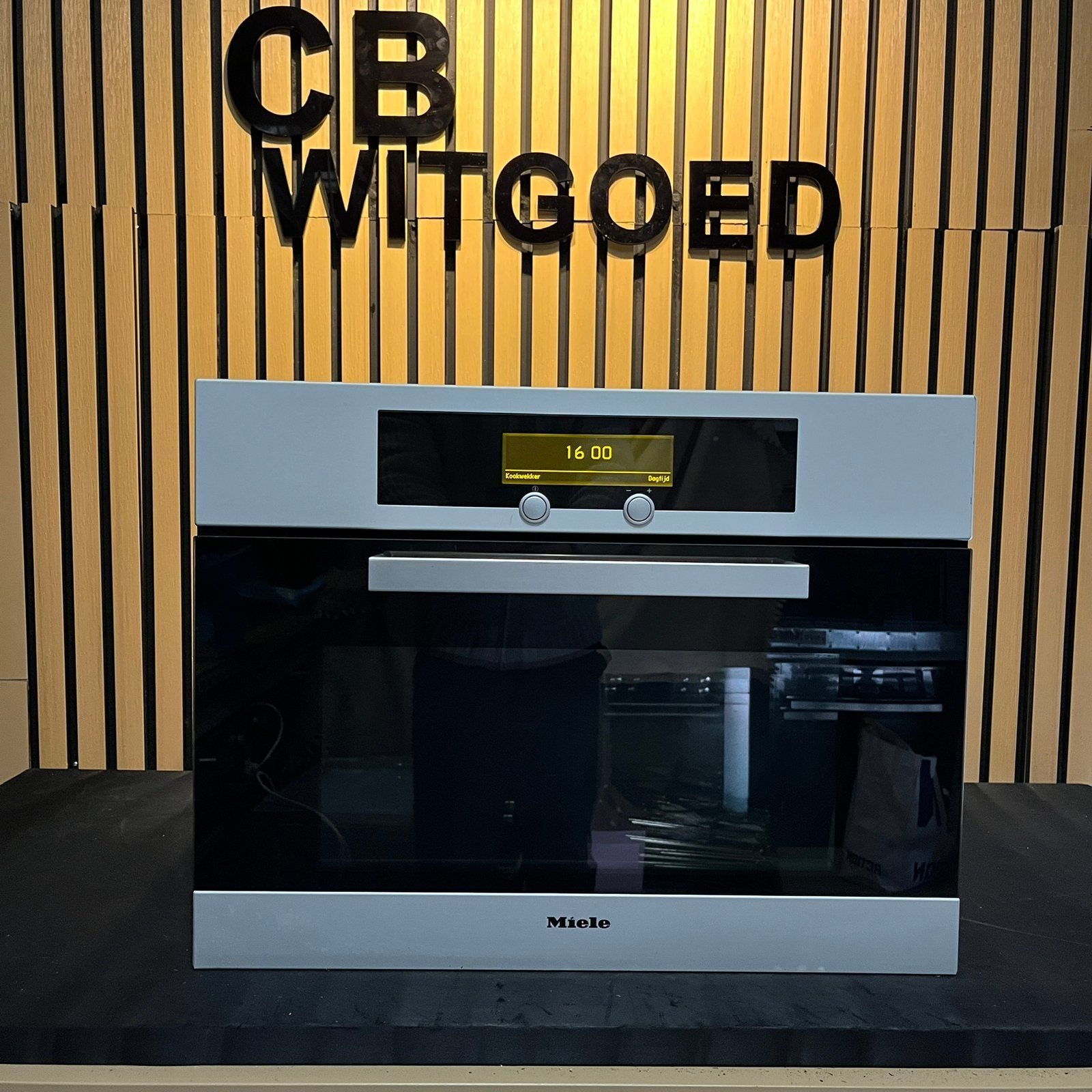 Luxe Miele combi oven magnetron, Ophalen, 45 tot 50 cm, 60 cm of meer, Inbouw
